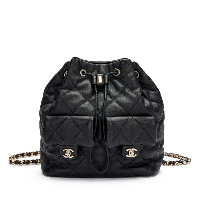 Chanel Quilted Lambskin Duma Small Backpack