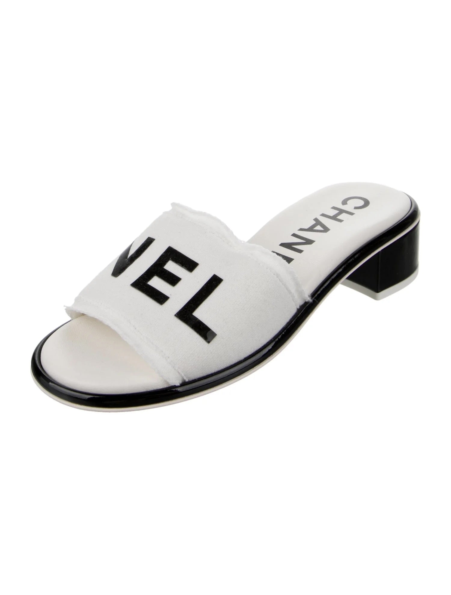 Chanel RAW EDGE & CHA NEL MULES Leather Shoes