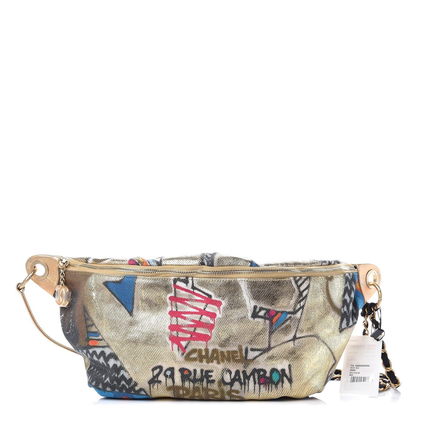 Chanel RUE CAMBON GRAFFITI PRINTED BELT