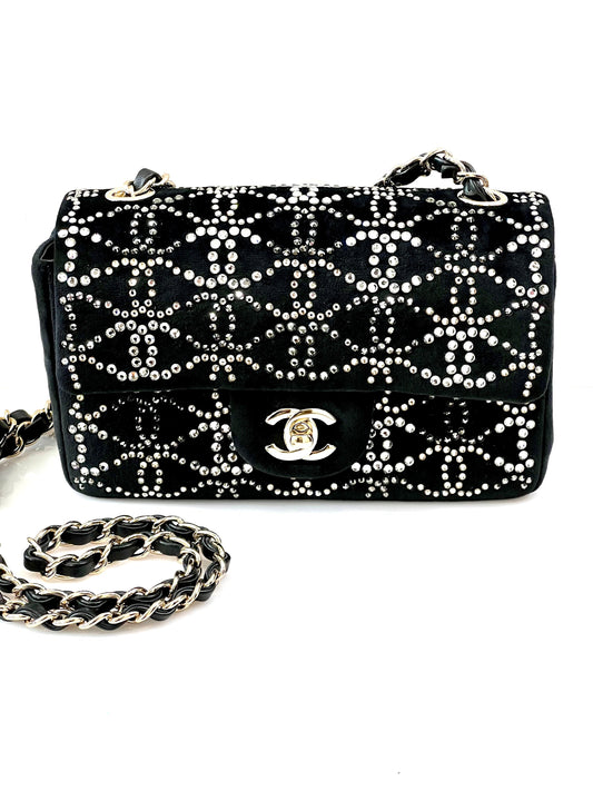 Chanel STRASS CRYSTAL CLASSIC FLAP Shoulder Bag
