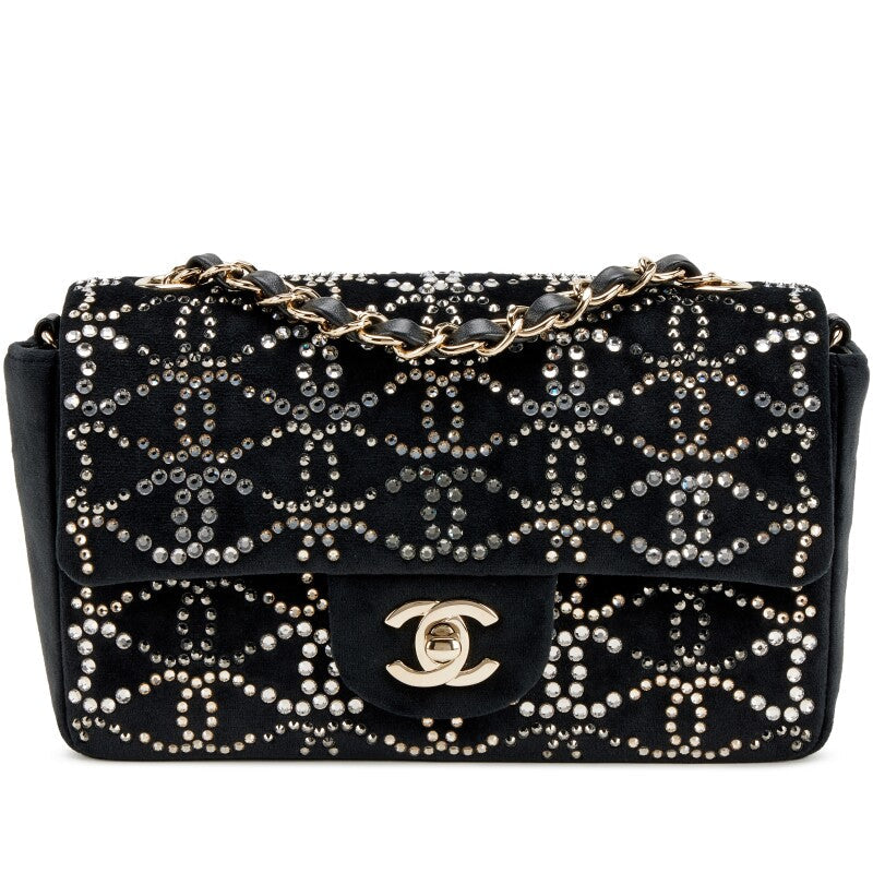 Chanel STRASS CRYSTAL CLASSIC FLAP Shoulder Bag