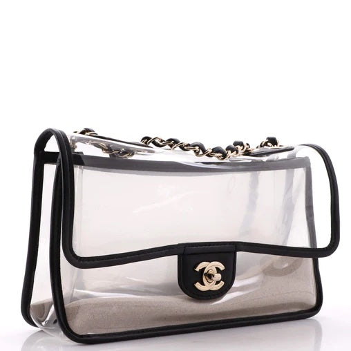 Chanel SAND BY SEA PVC & LAMBSKIN Shoulder Bag