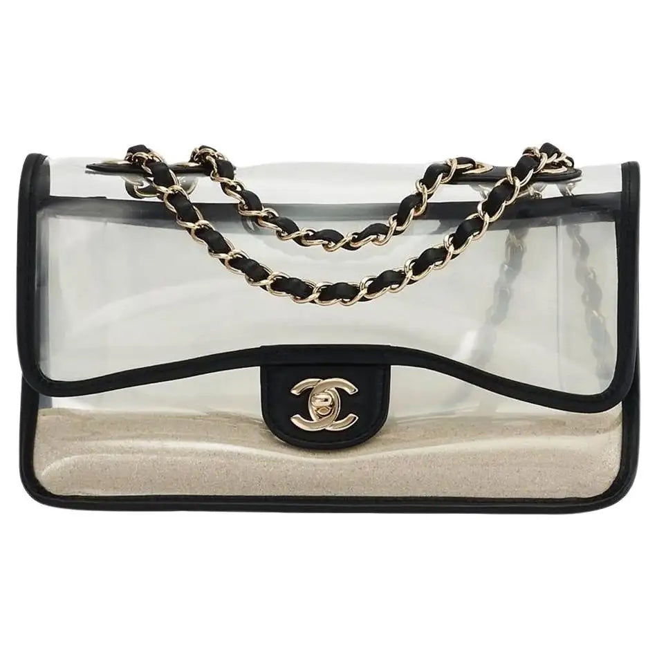 Chanel SAND BY SEA PVC & LAMBSKIN Shoulder Bag