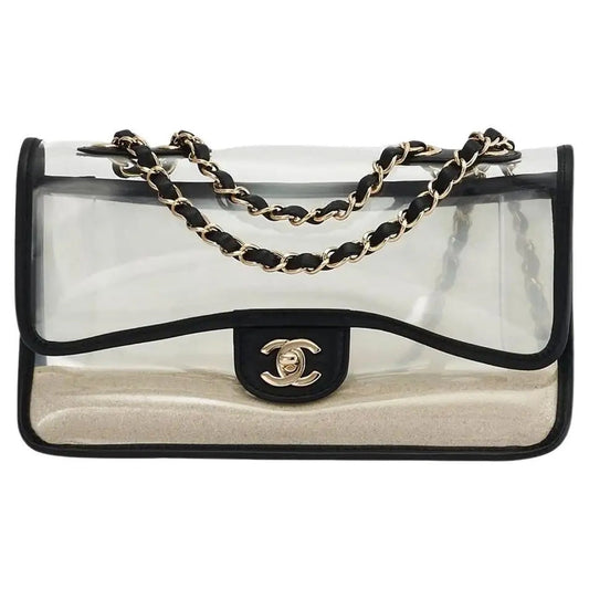 Chanel SAND BY SEA PVC & LAMBSKIN Shoulder Bag