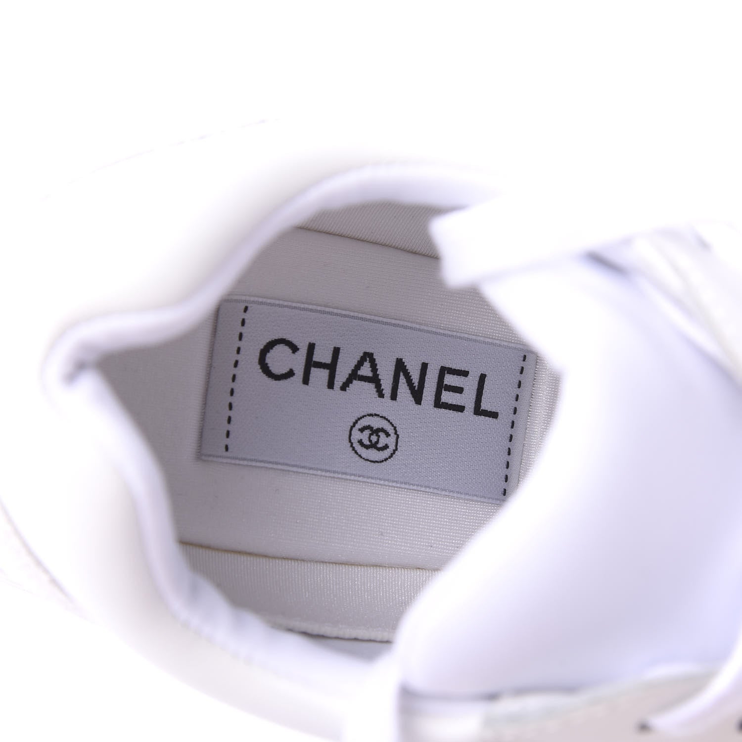 Chanel Suede Calfskin Leather CC Sneakers for Women