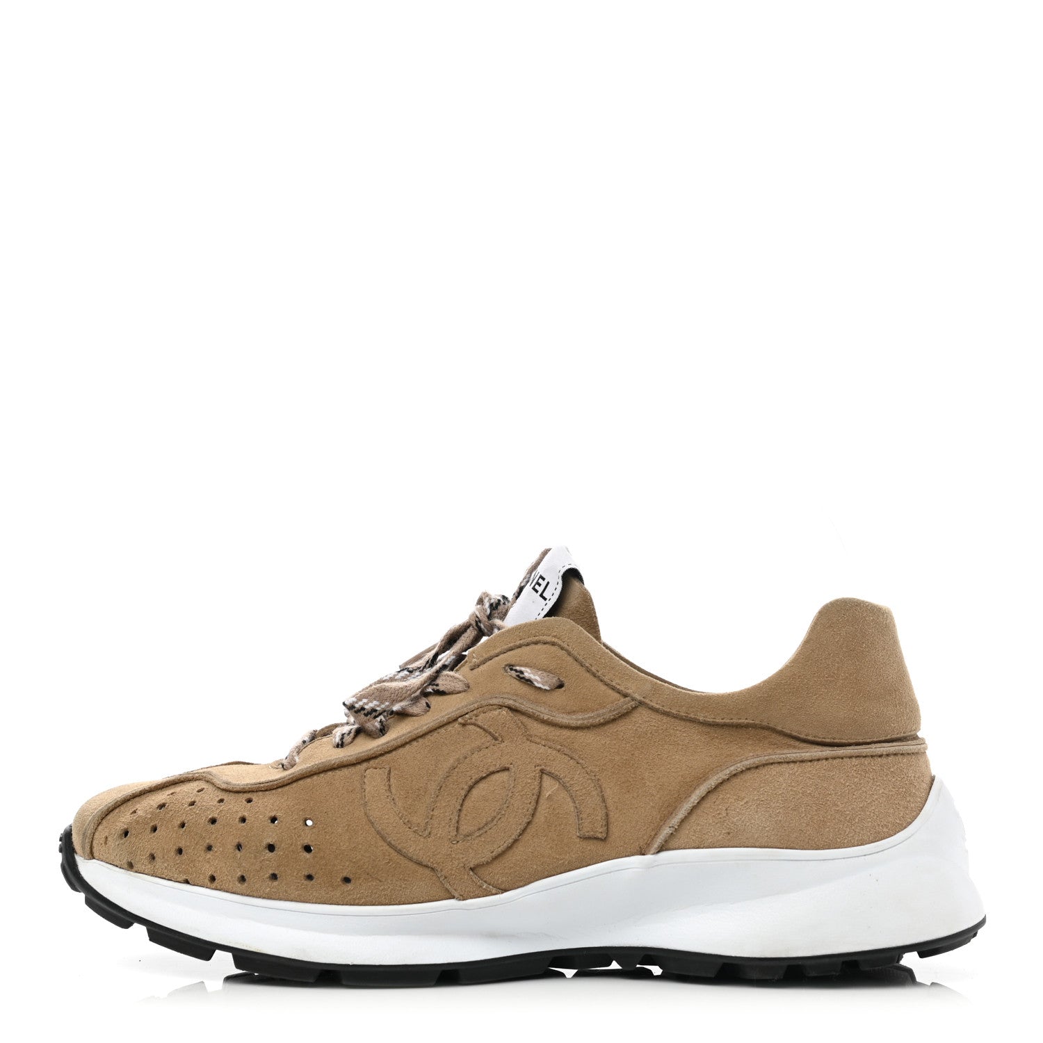 Chanel Suede Goatskin CC Sneakers for Women