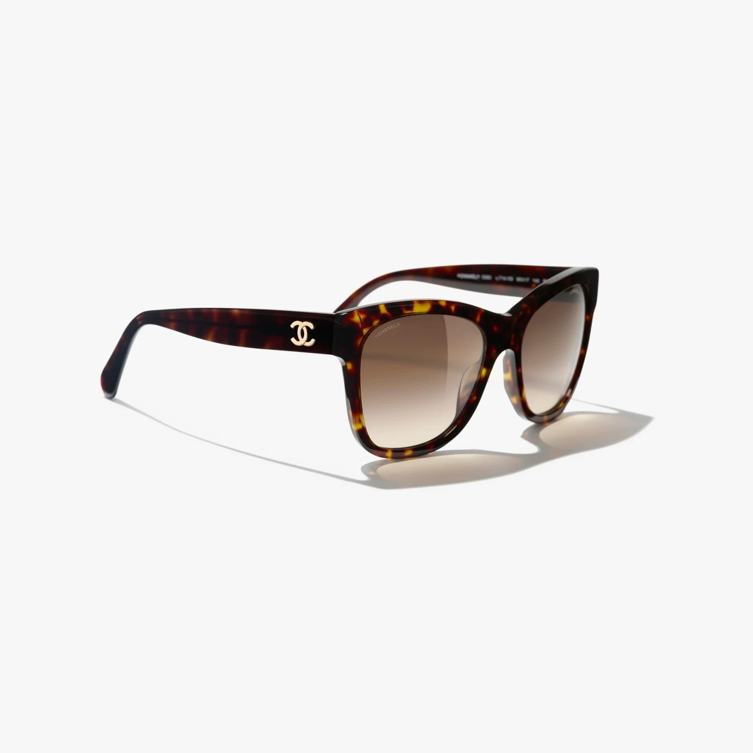 Chanel Tortoise Acetate Butterfly Sunglasses Bag