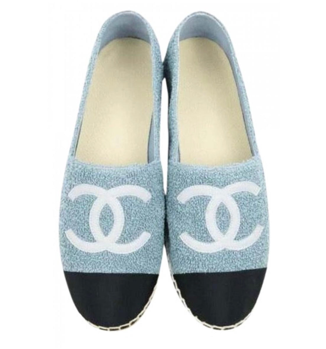 Chanel Terry Grosgrain Cc Espadrilles Bag