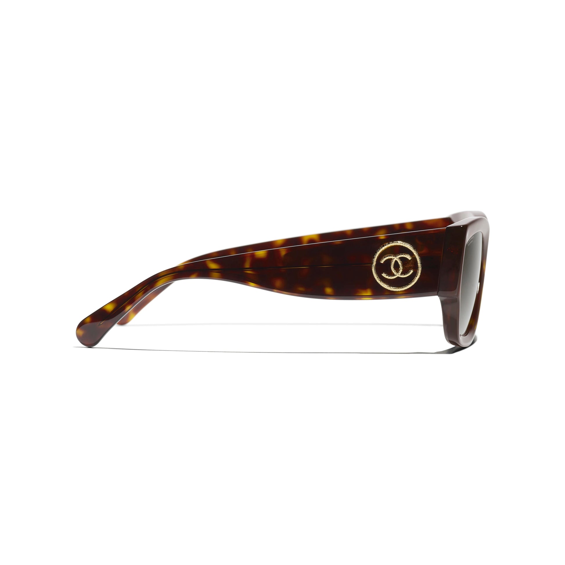 Chanel Tortoise Rectangle Sunglasses Bag