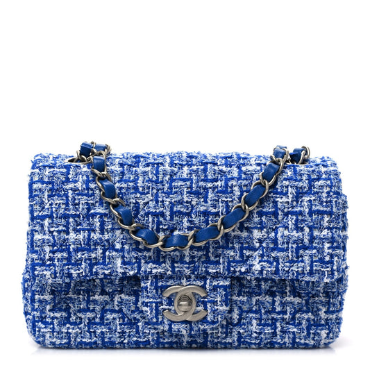 Chanel TWEED QUILTED FLAP Shoulder Bag