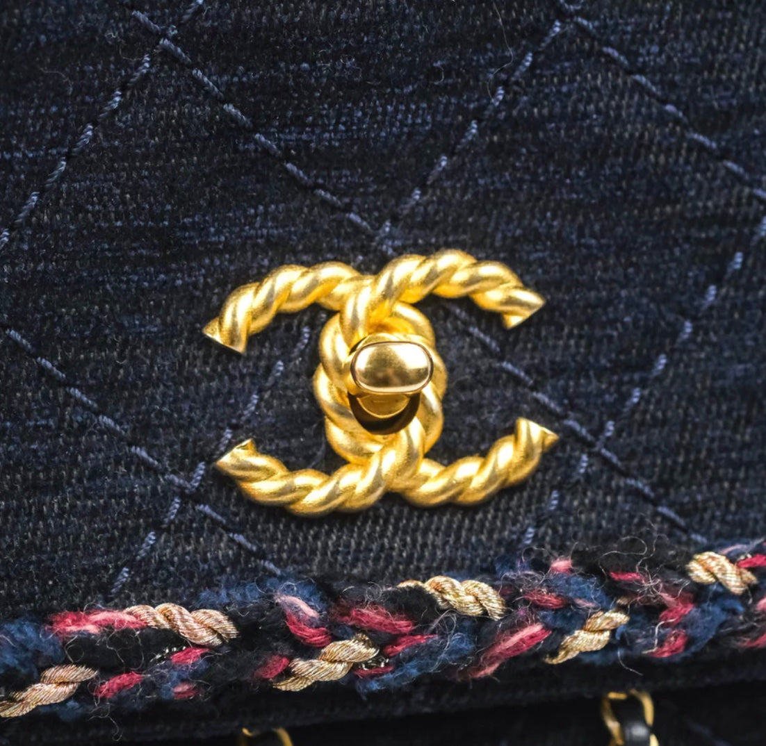 Chanel RUE CAMBON WOOL VELVET PARISIAN STROLL Backpack