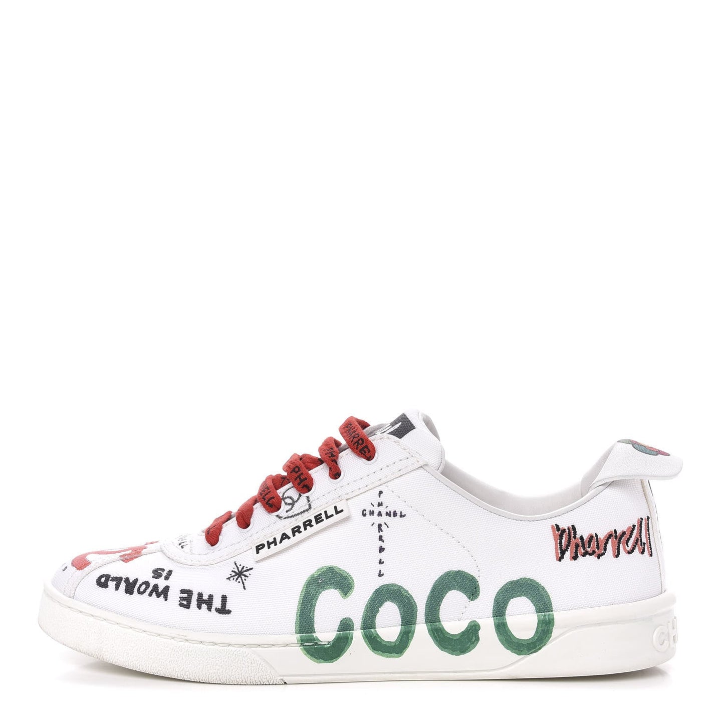 Chanel X Pharrell Limited Edition Graffiti Sneakers for Women
