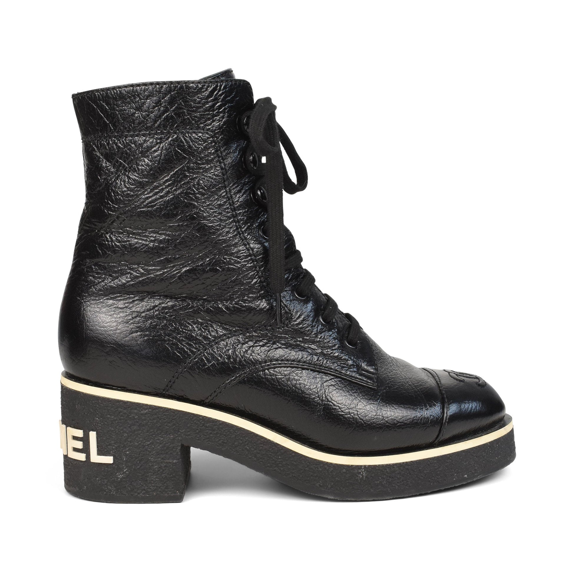Chanel Combat Boots - Women'S 37