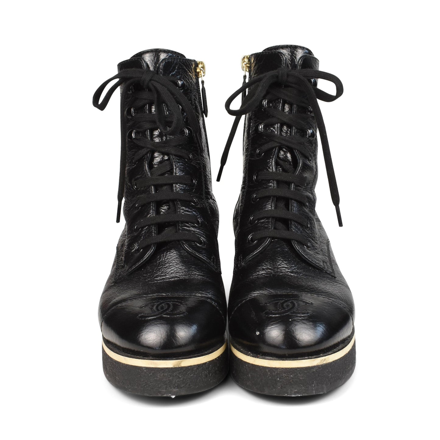 Chanel Combat Boots - Women'S 37