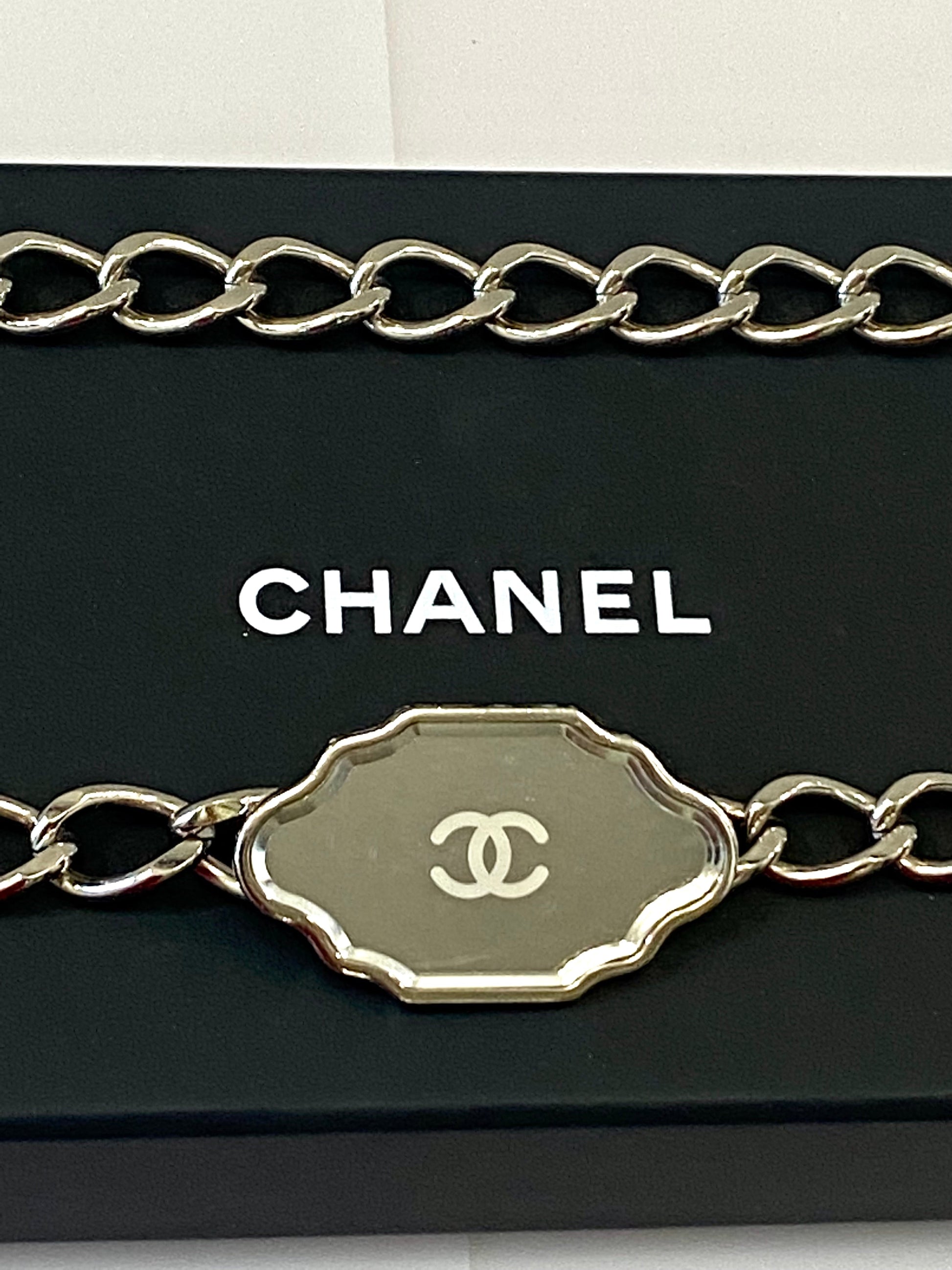 Chanel Cc Metal Chain Belt Bag