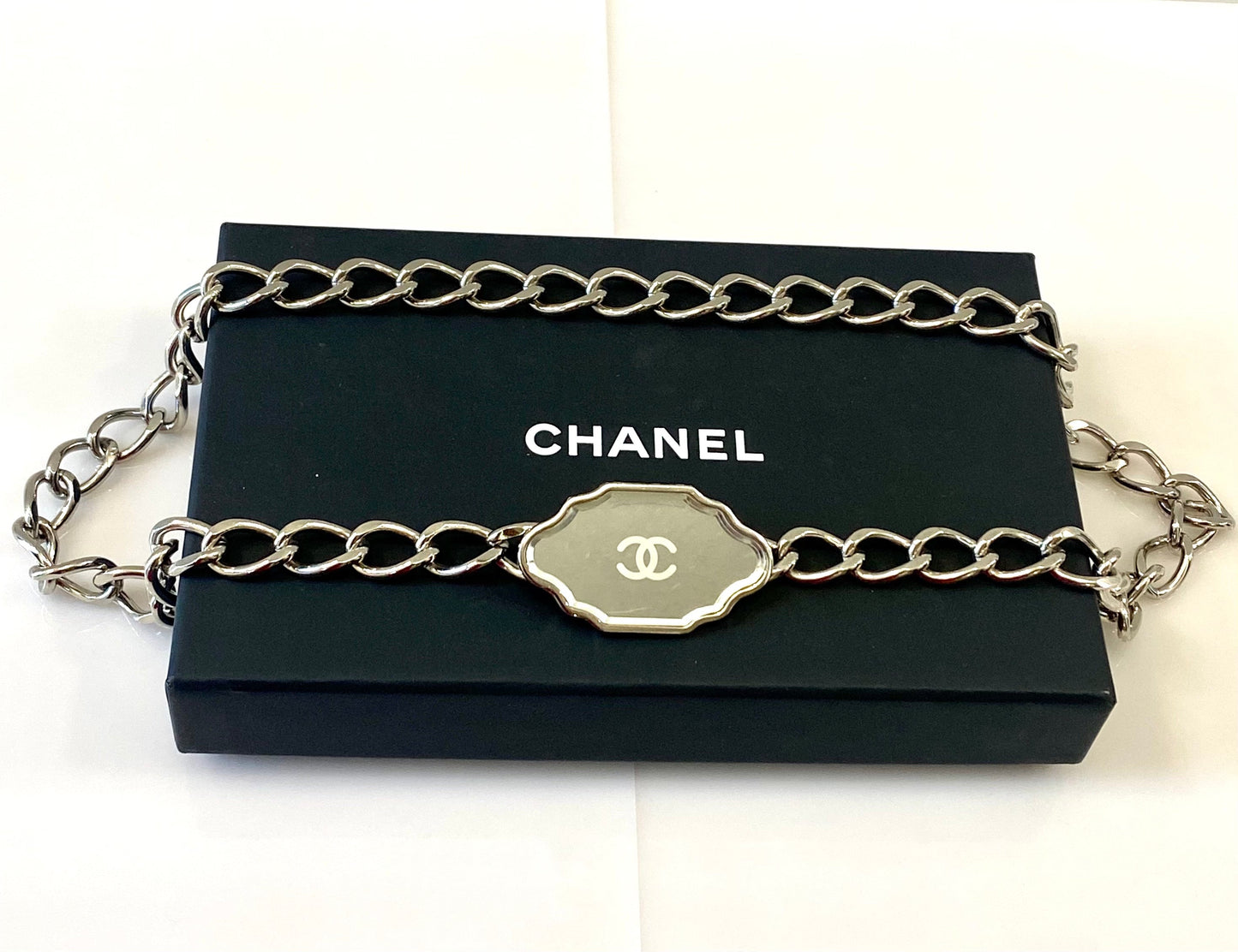 Chanel Cc Metal Chain Belt Bag