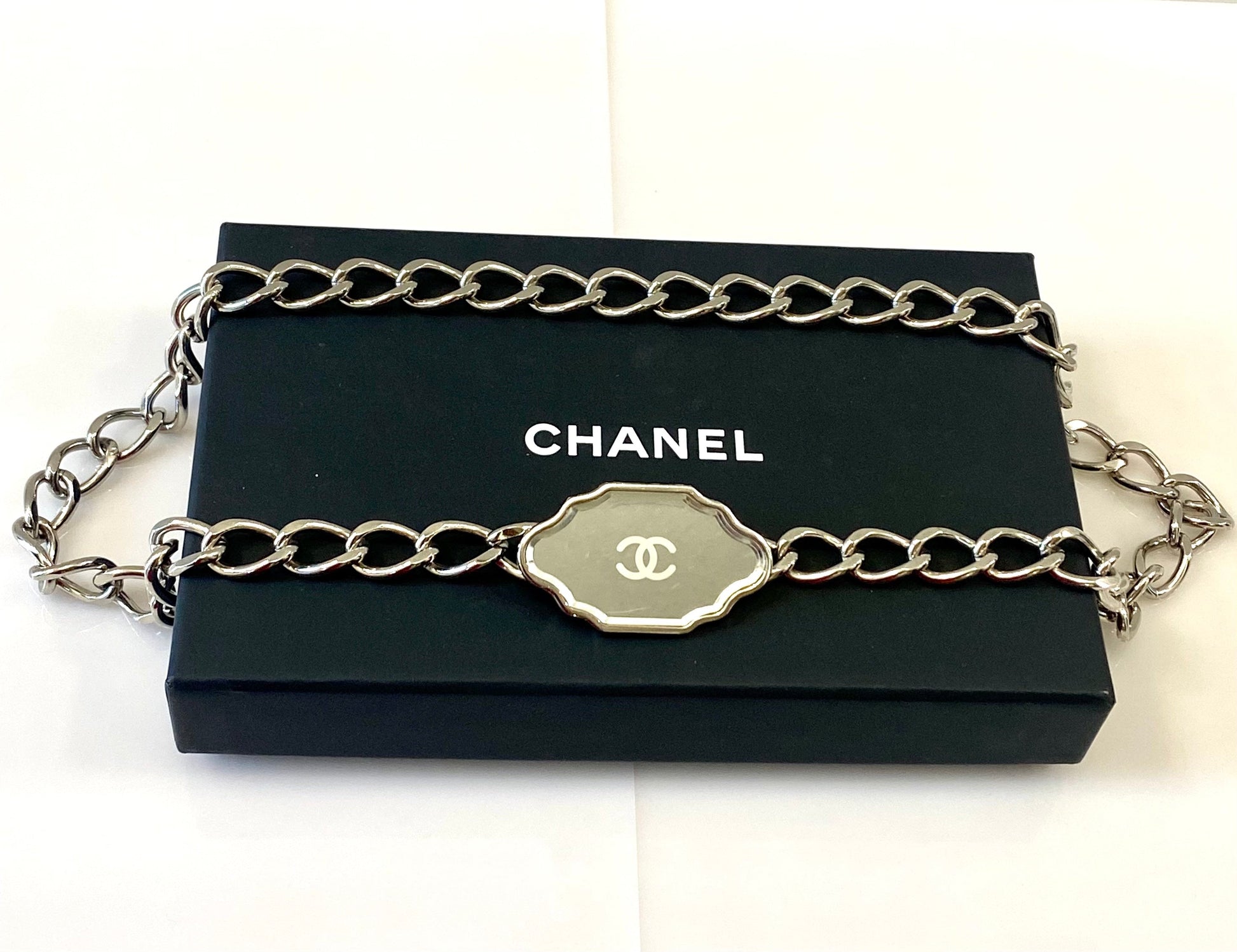 Chanel Cc Metal Chain Belt Bag
