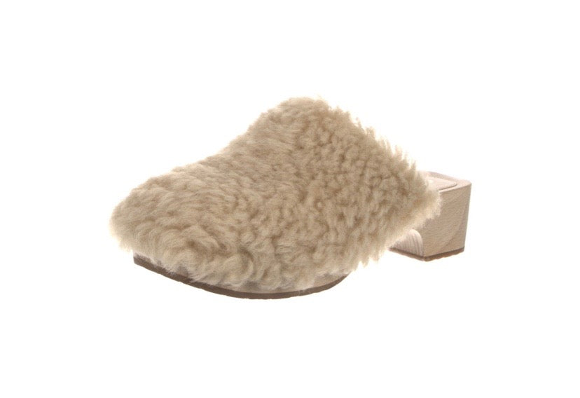 Chanel Shearling Mules Bag