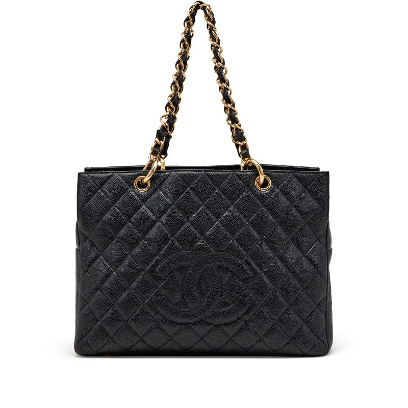 Chanel CAVIAR QUILTED GRAND SHOPPING Tote Bag