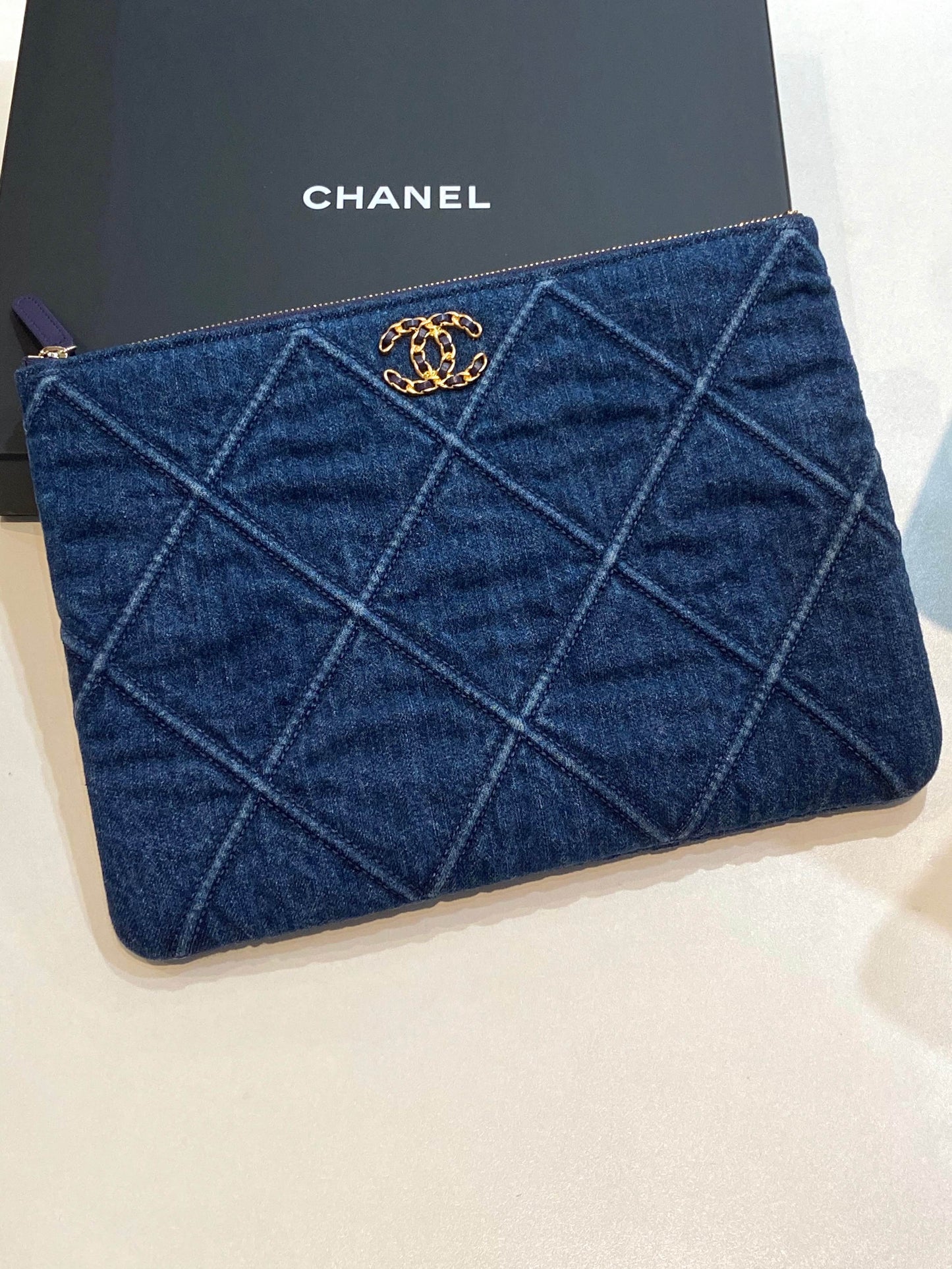 Chanel Denim Pouch Bag