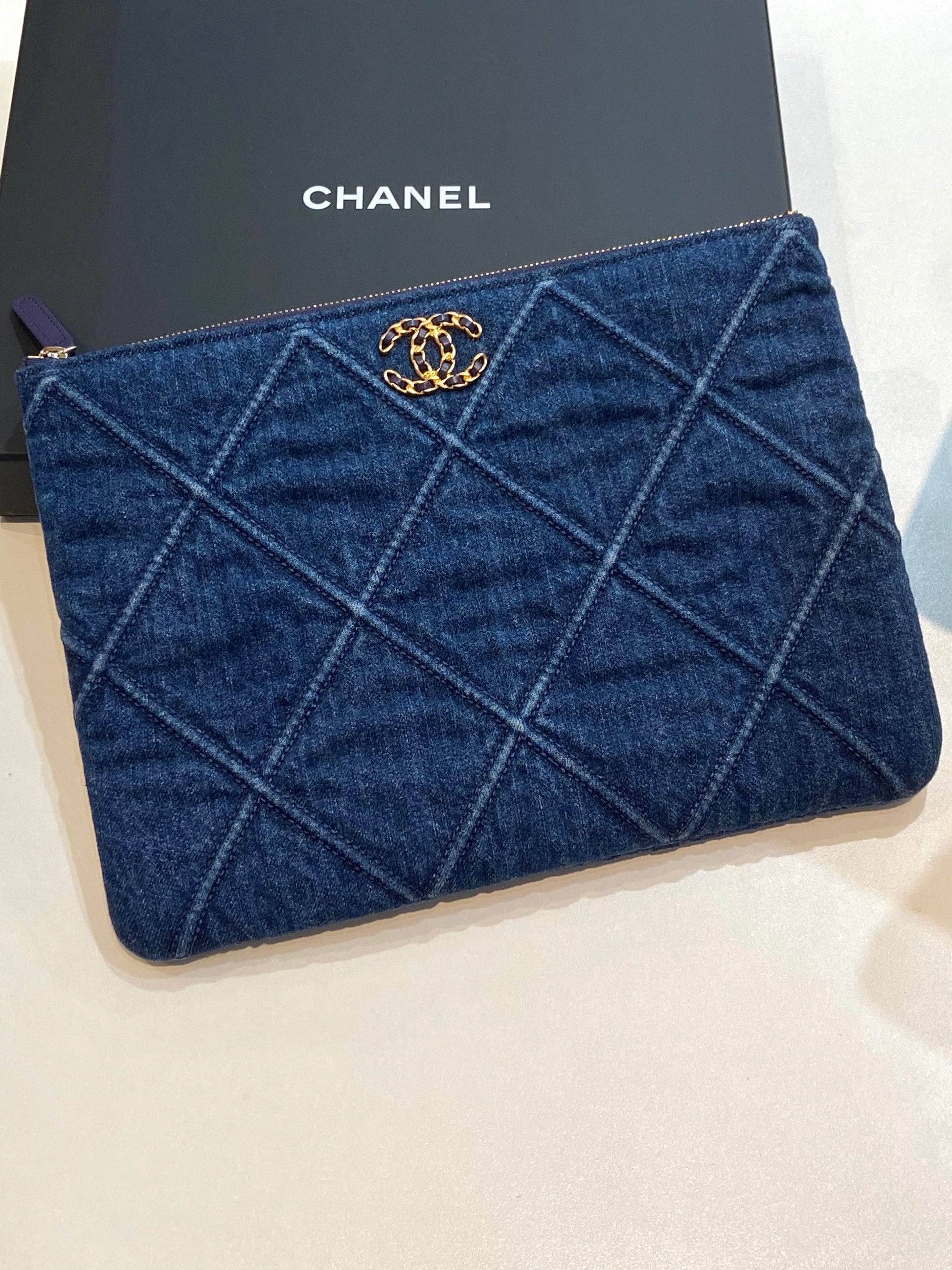 Chanel Denim Pouch Bag