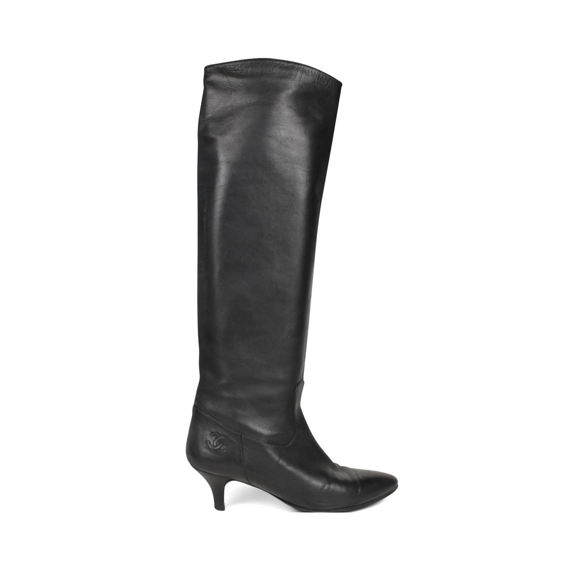 Chanel Knee High Boots Women's