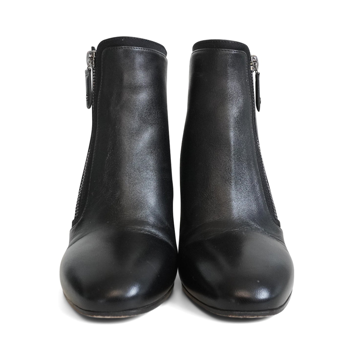Chanel Quilted Ankle Boots Women's 36.5