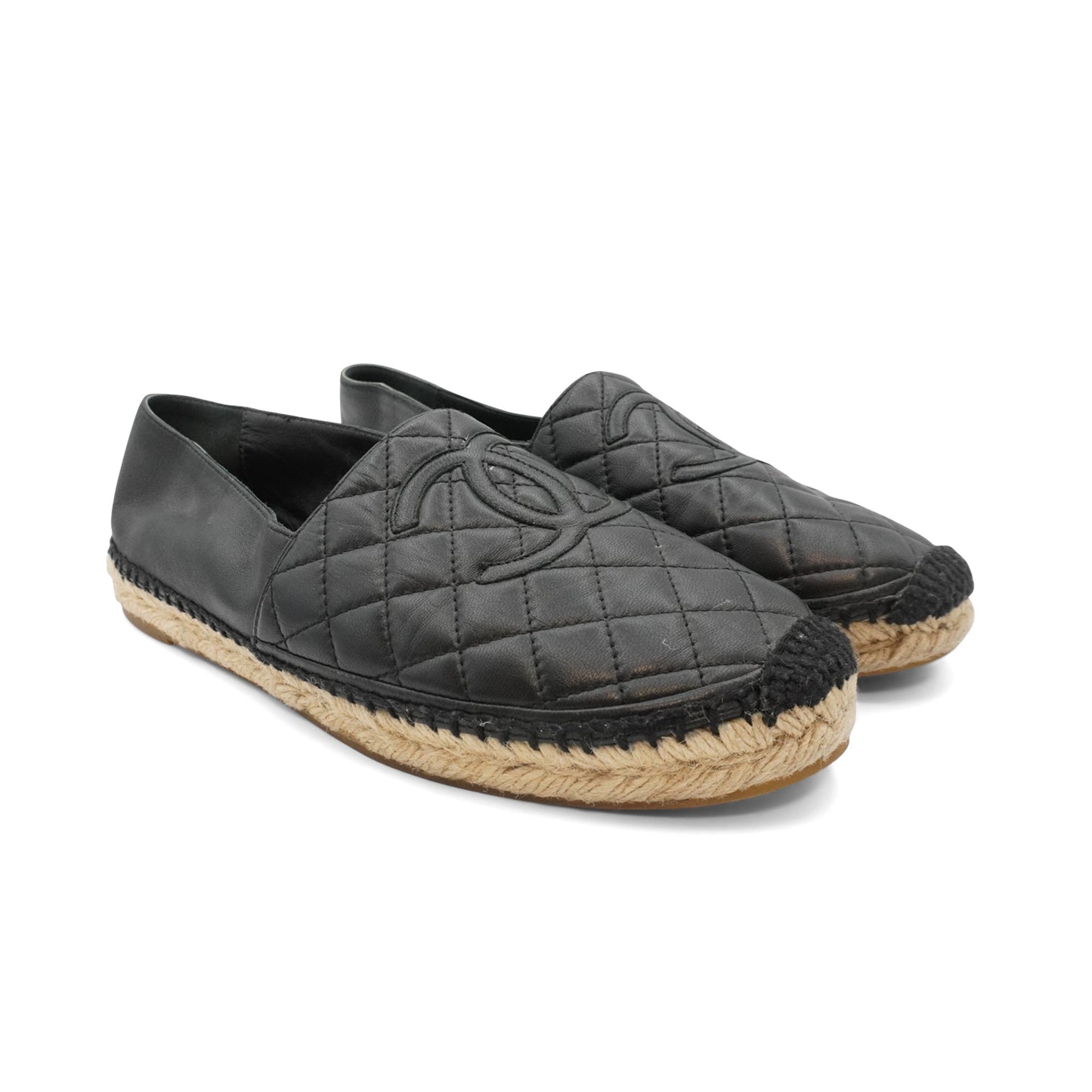 Chanel 'cc Quilted' Espadrille Women's 40 Women Shoes