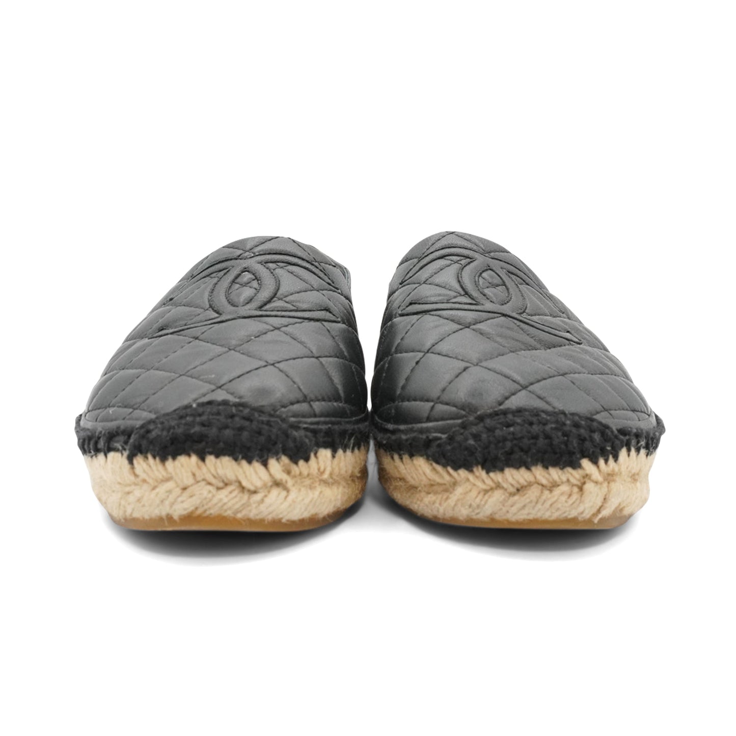 Chanel 'cc Quilted' Espadrille Women's 40 Women Shoes