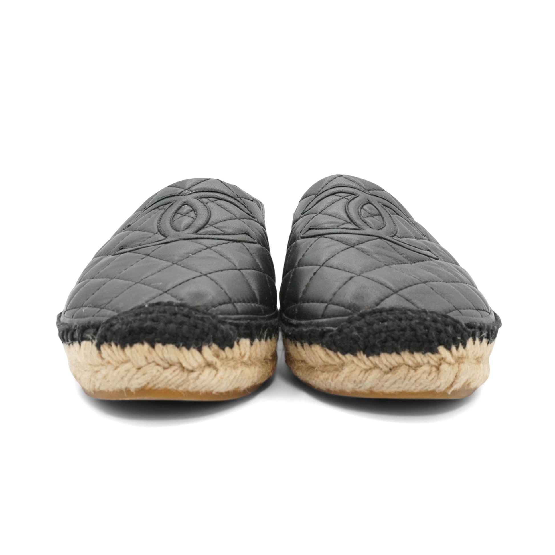 Chanel 'cc Quilted' Espadrille Women's 40 Women Shoes