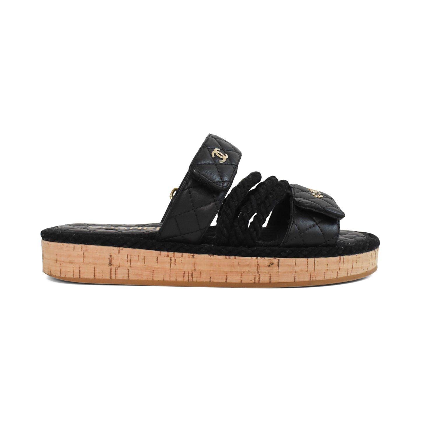 Chanel Quilted Sandals Women's