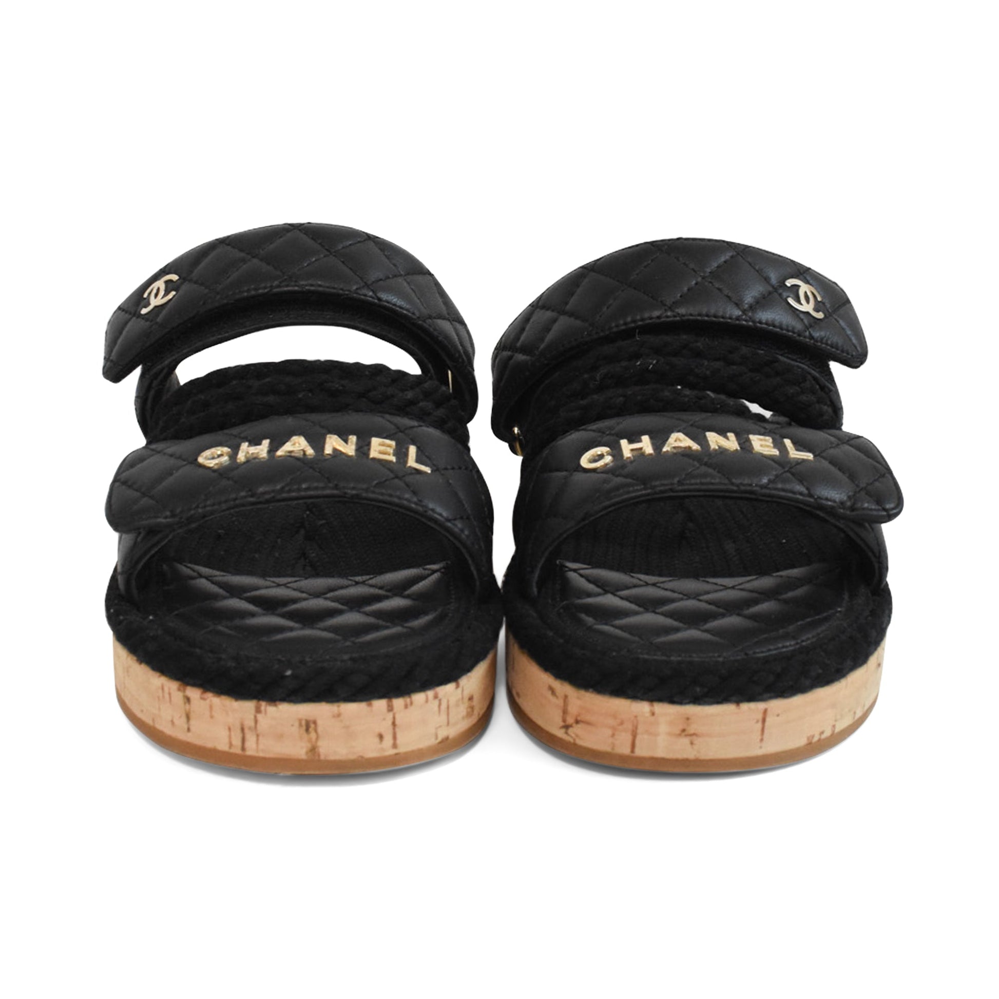 Chanel Quilted Sandals Women's