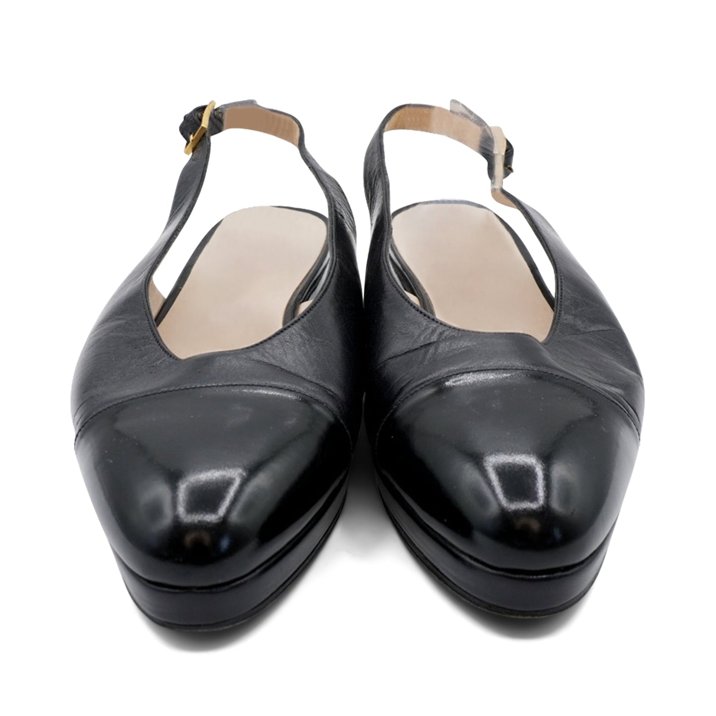Chanel Slingback Flats - Women'S 37.5 Women Shoes