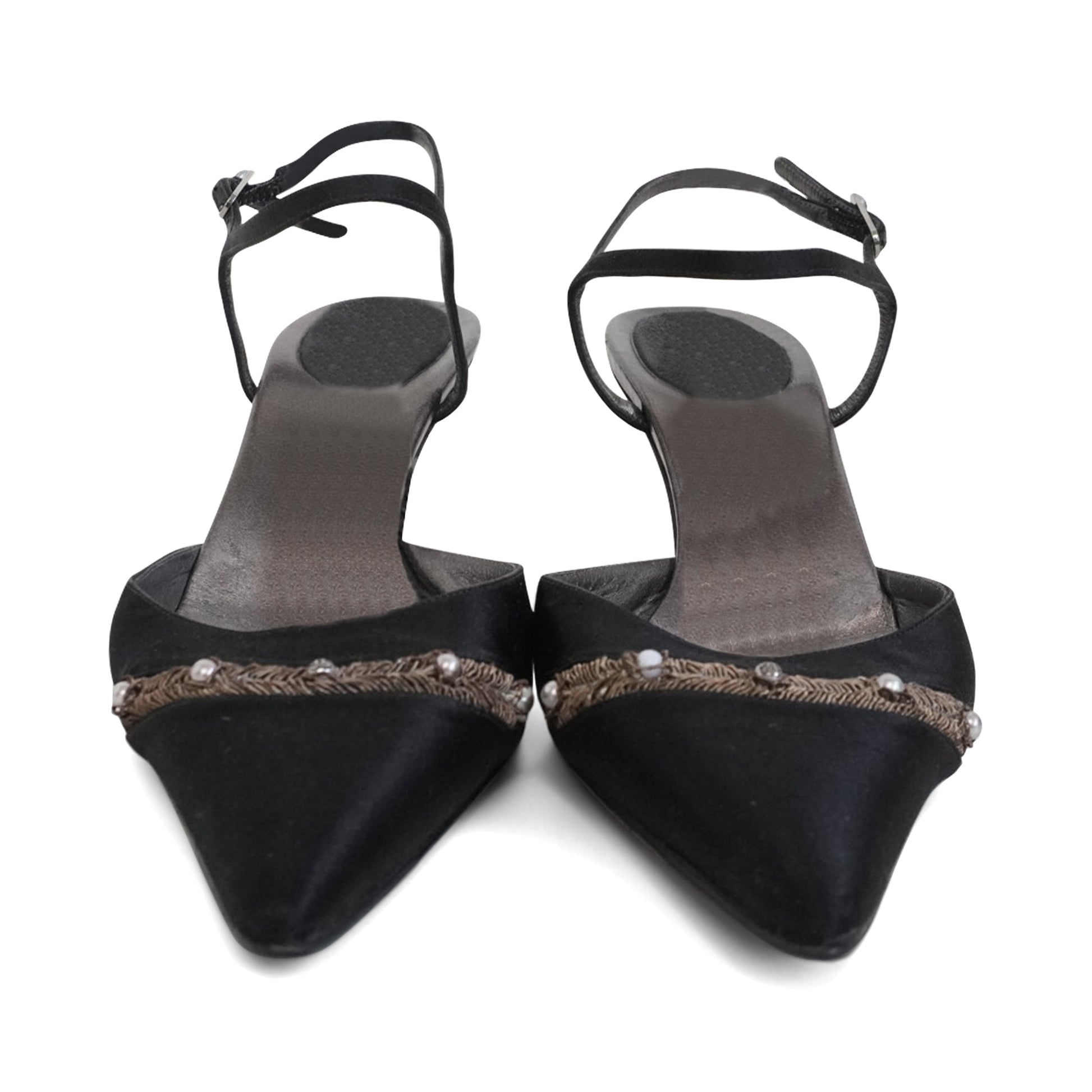 Chanel Satin Heels Women's