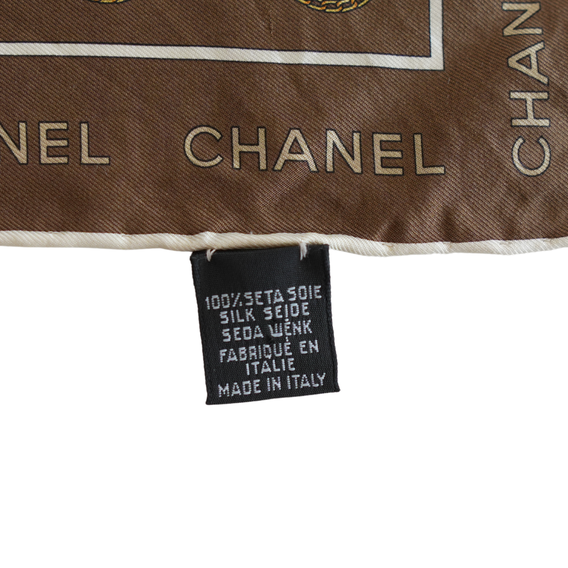 Chanel Camellia Silk Scarf Bag