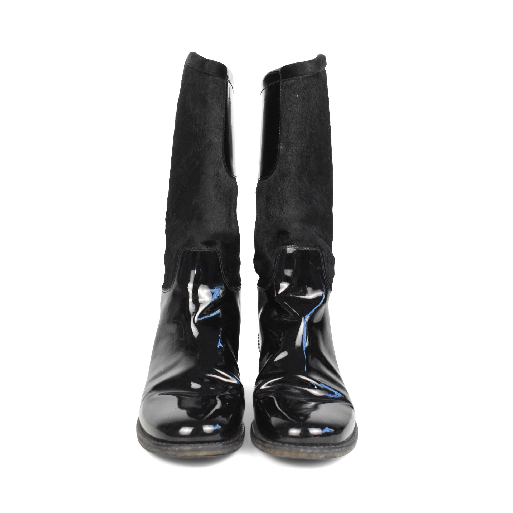 Chanel Riding Boots Women's 38.5