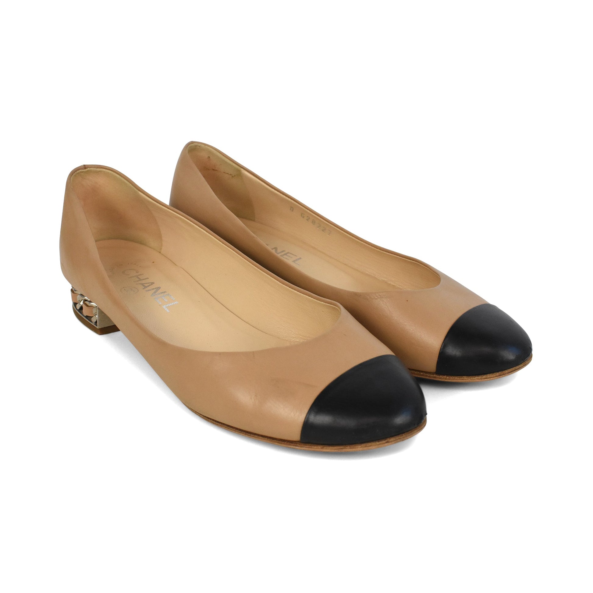 Chanel Ballet Flats - Women'S 38.5 Women Shoes