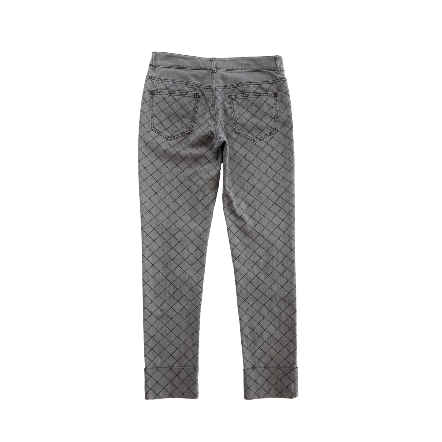 Chanel Quilted Skinny Jeans - Women's 38
