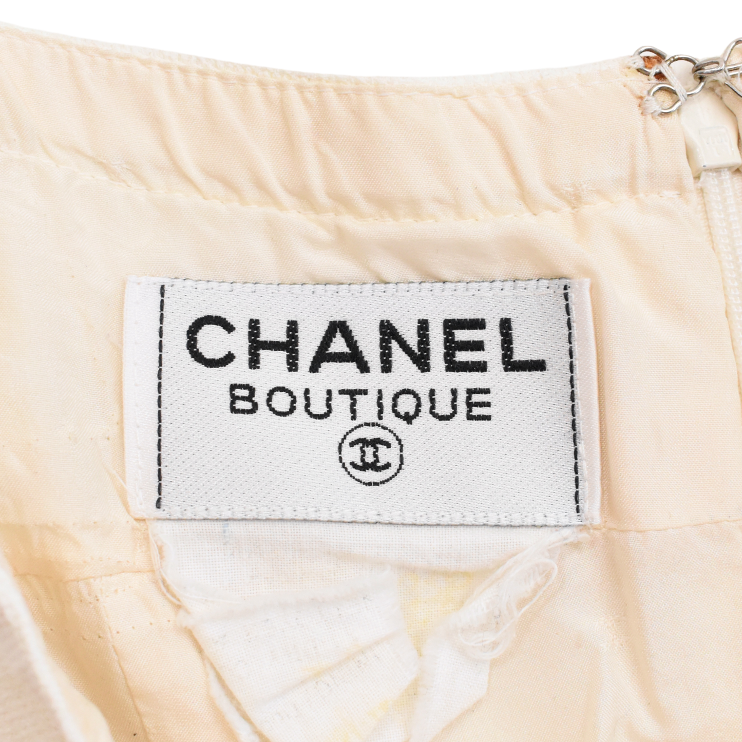 Chanel Cream Romper - Women'S Xs Bag