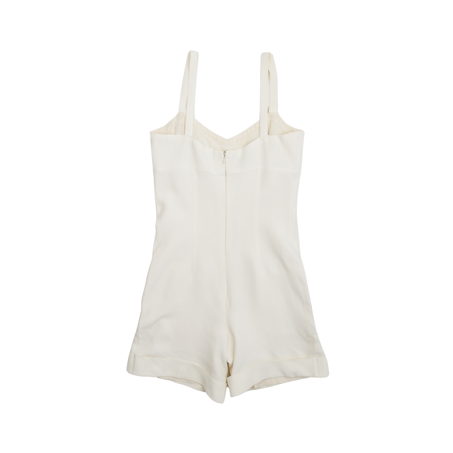 Chanel Cream Romper - Women'S Xs Bag