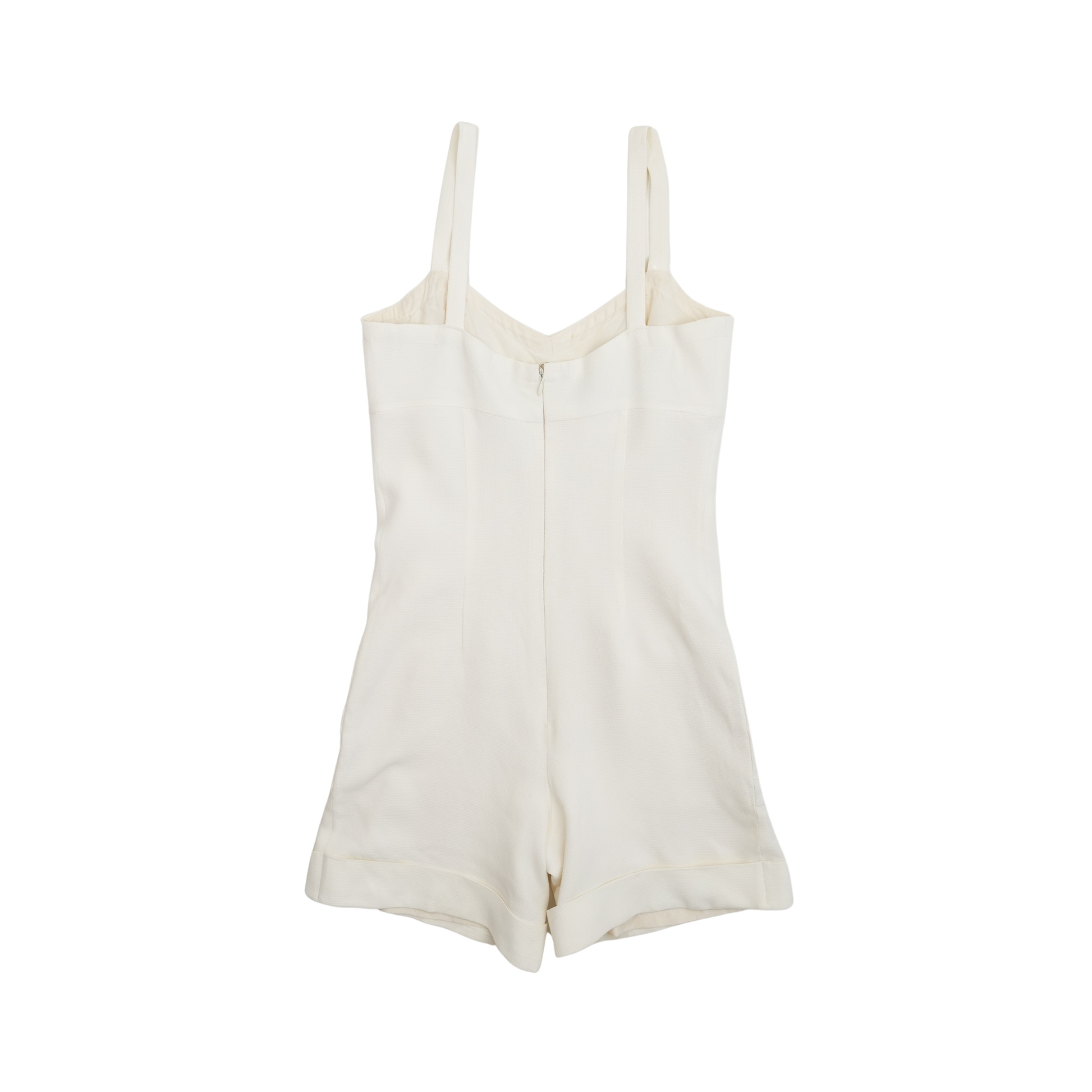 Chanel Cream Romper - Women'S Xs Bag