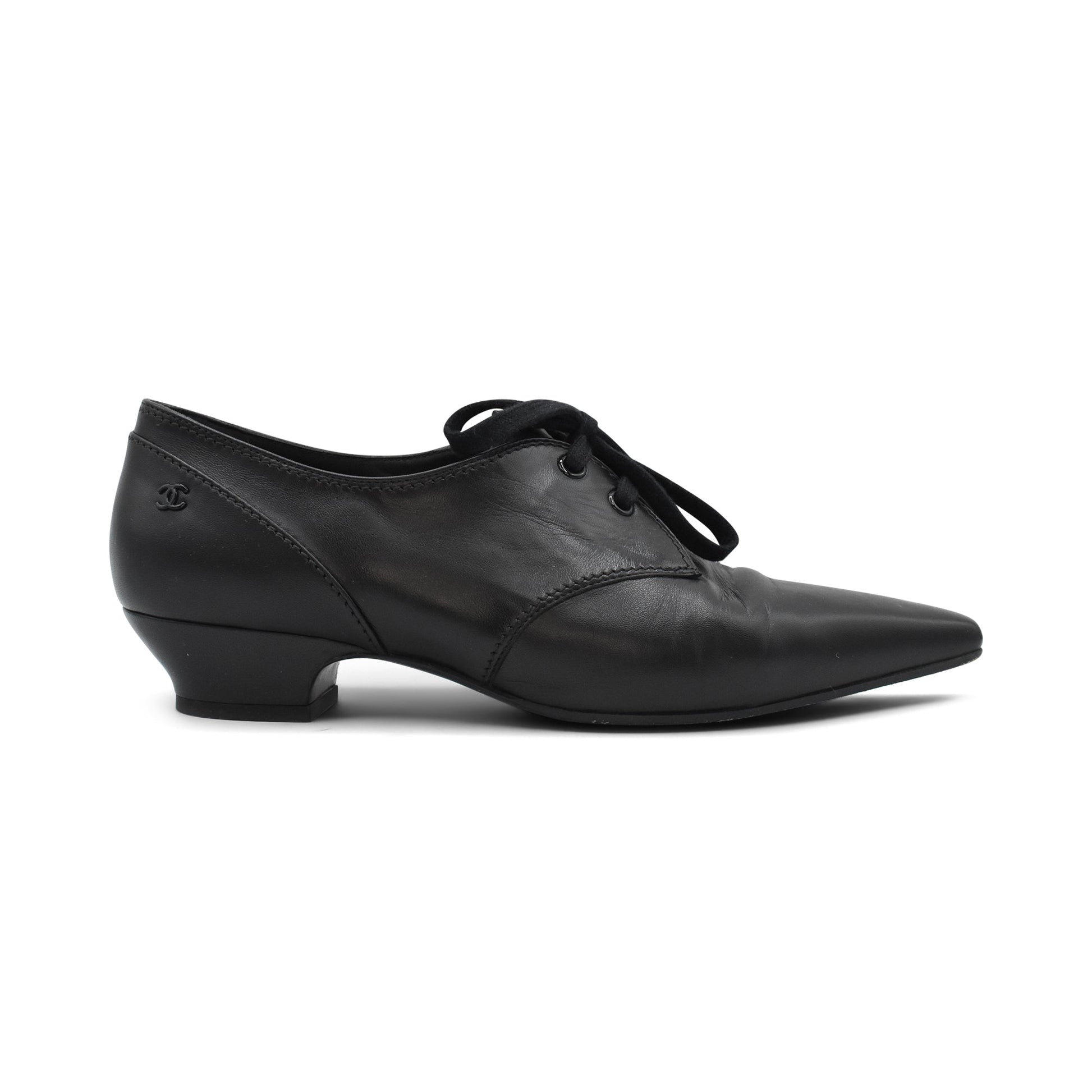 Chanel Heeled Derby Shoes - Women'S 40