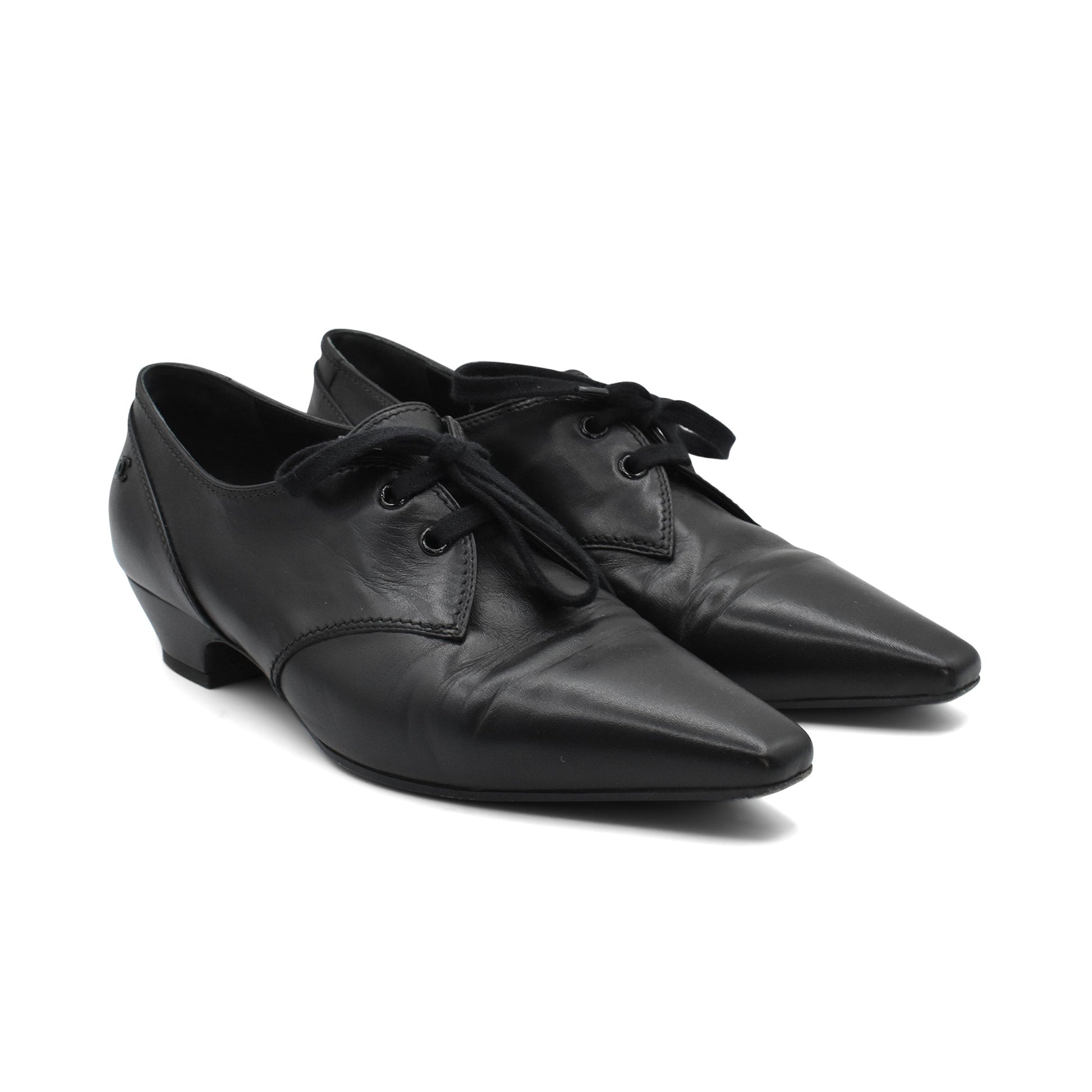 Chanel Heeled Derby Shoes - Women'S 40