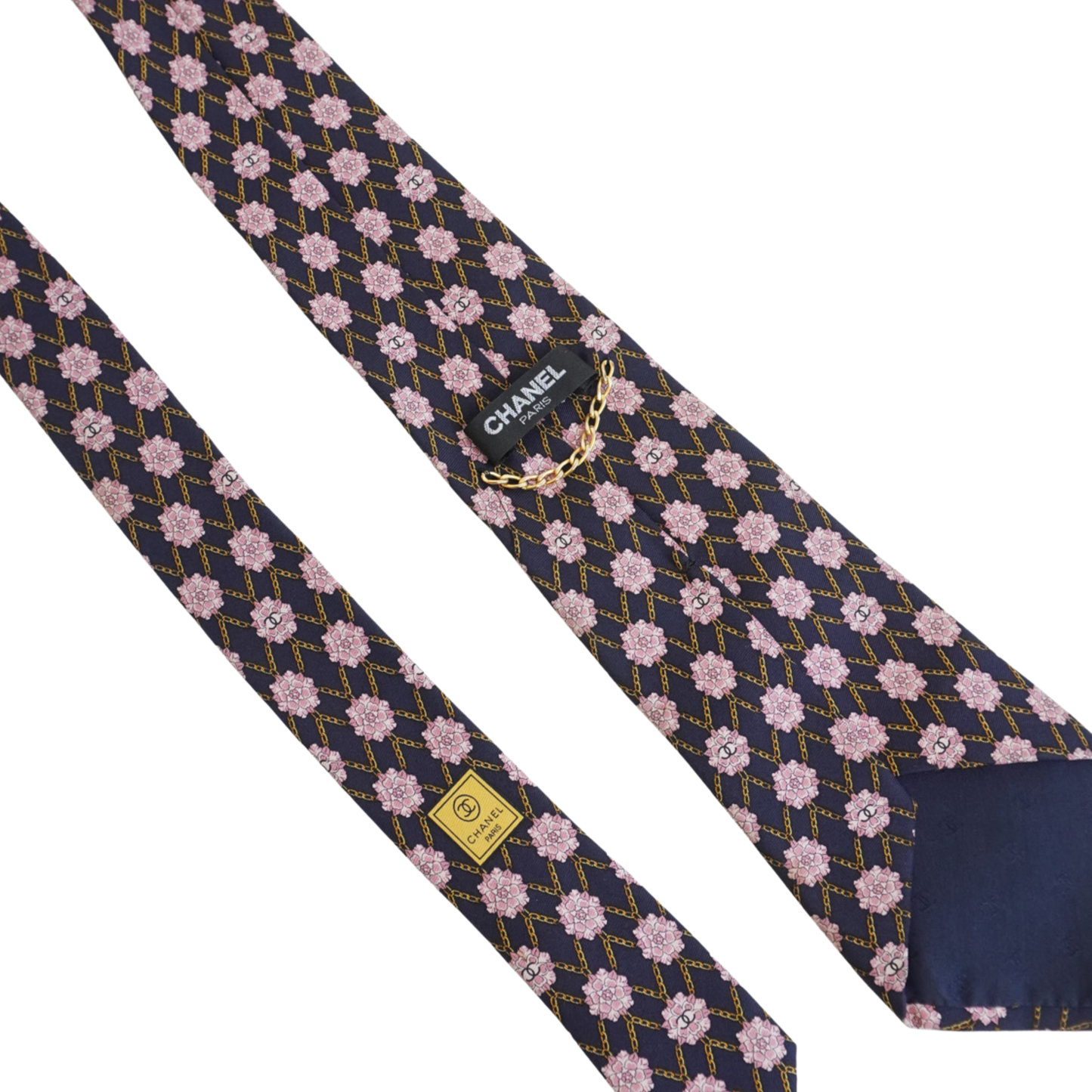 Chanel Chainlink Camellia Tie Bag