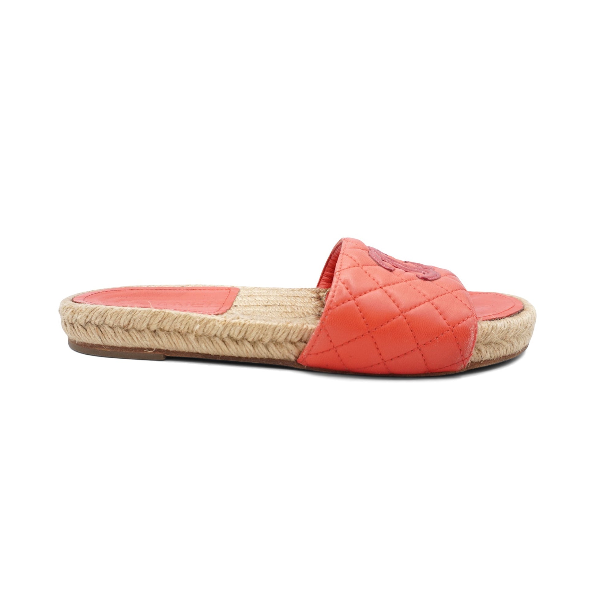 Chanel Espadrille Slides - Women'S 36 Women Shoes