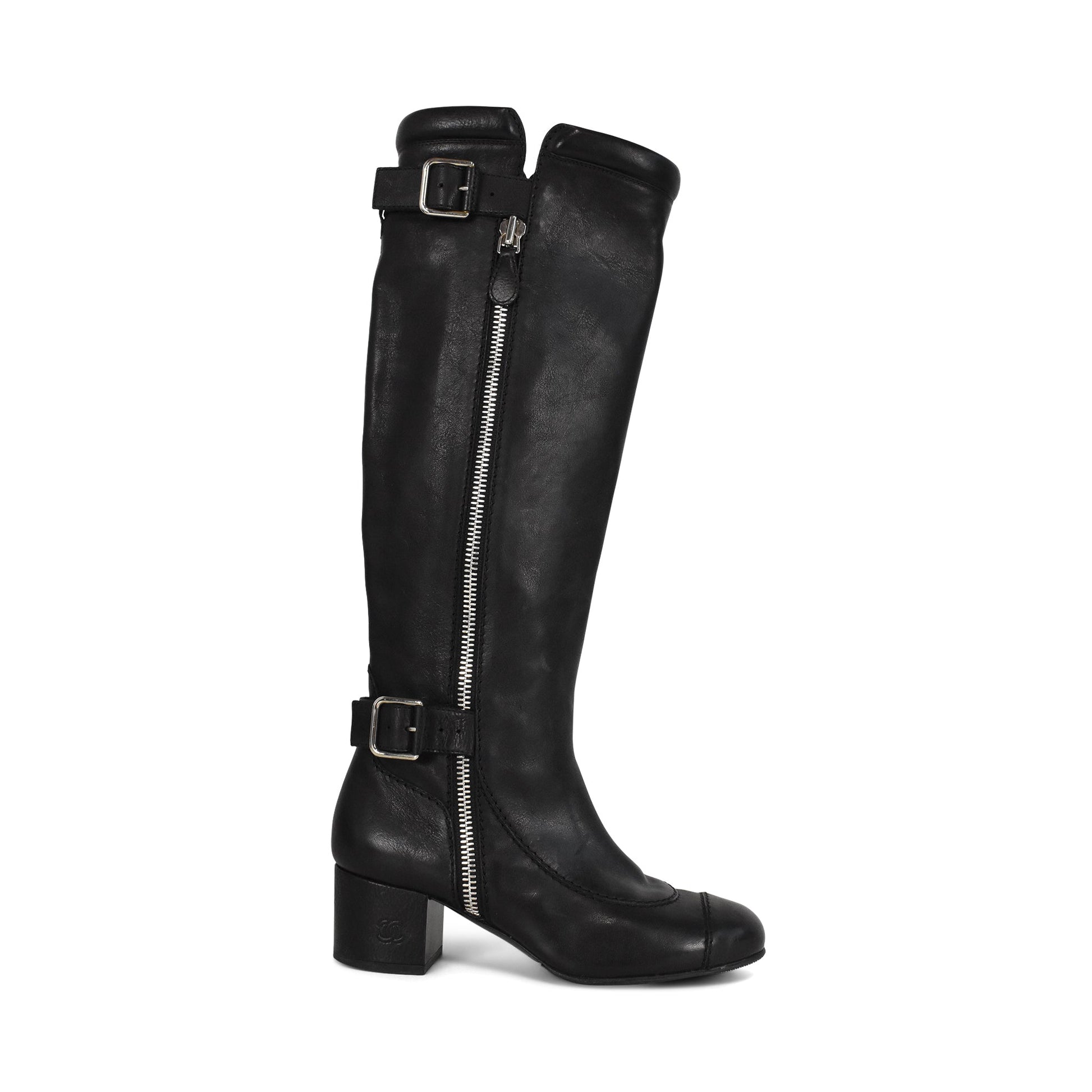 Chanel Riding Boots - Women'S 38