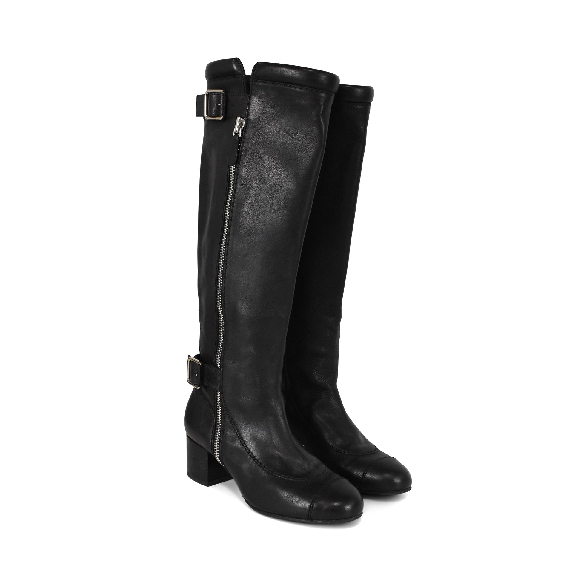Chanel Riding Boots - Women'S 38