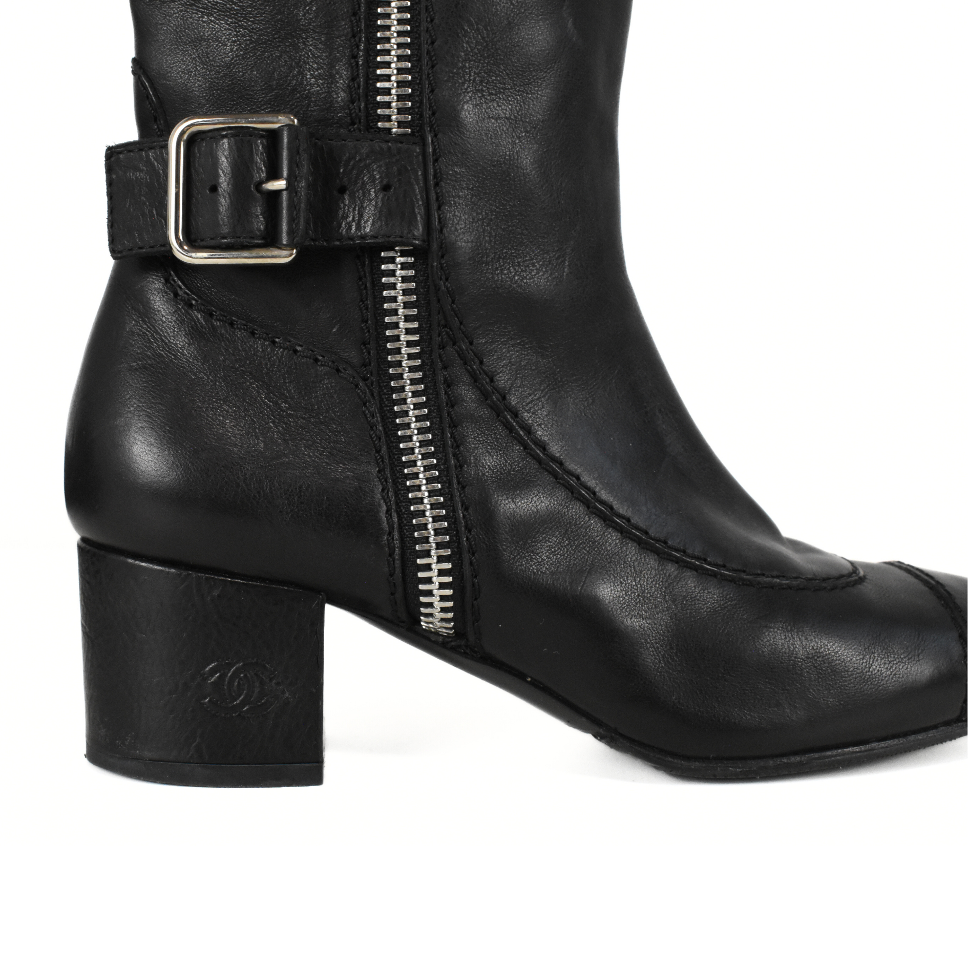 Chanel Riding Boots - Women'S 38
