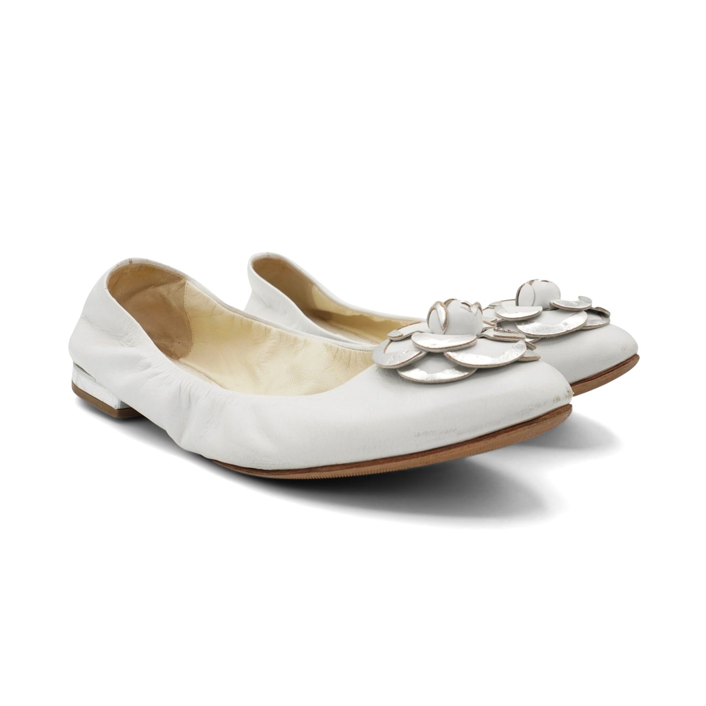 Chanel 'Camellia' Flats - Women'S 38 Women Shoes