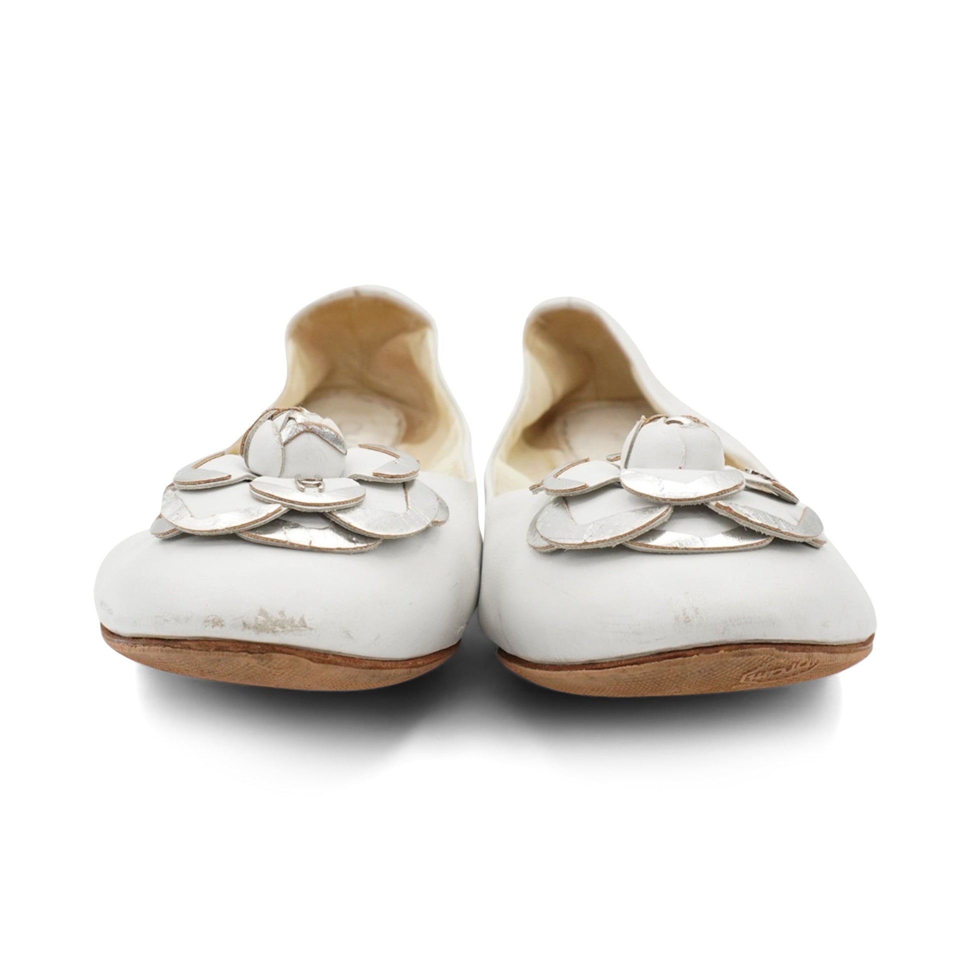 Chanel 'Camellia' Flats - Women'S 38 Women Shoes